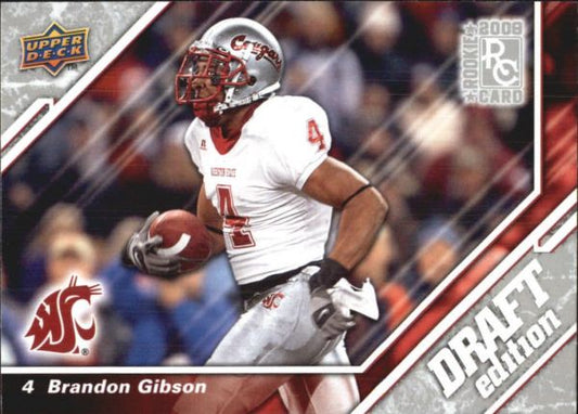 NFL 2009 Upper Deck Draft Edition - No 88 - Brandon Gibson