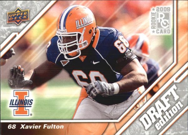 NFL 2009 Upper Deck Draft Edition - No 108 - Xavier Fulton