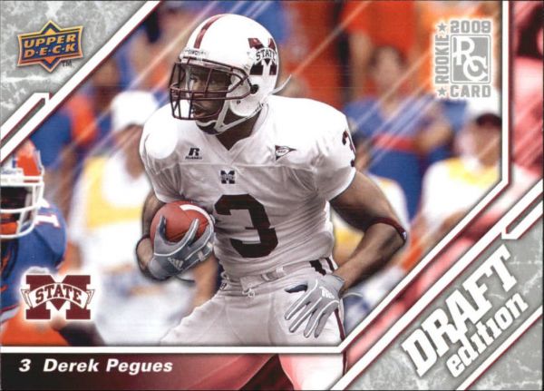 NFL 2009 Upper Deck Draft Edition - No 142 - Derek Pegues