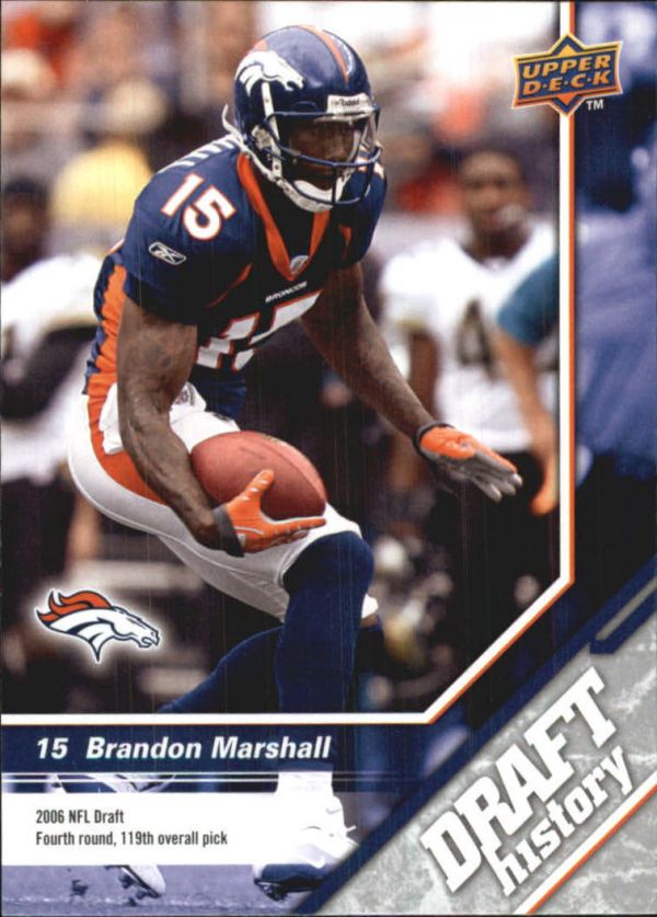 NFL 2009 Upper Deck Draft Edition - No. 158 - Brandon Marshall