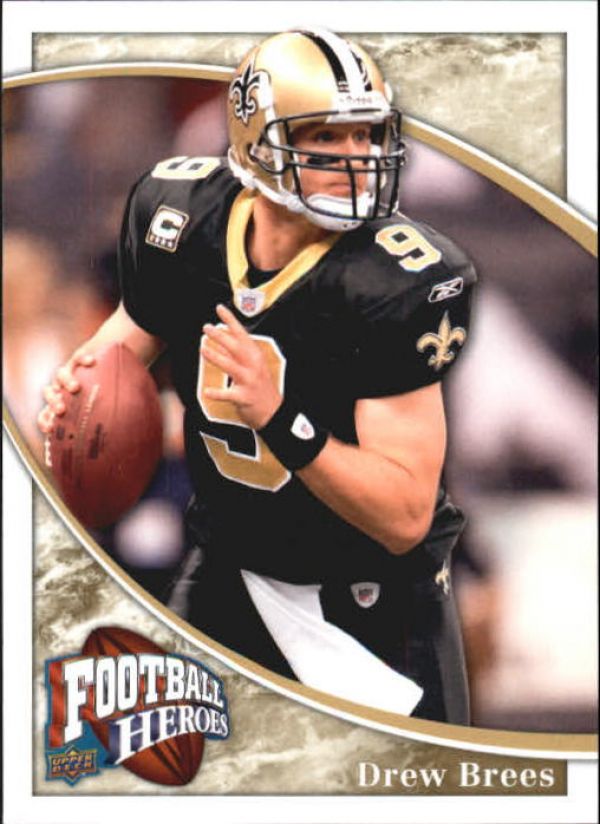 NFL 2009 Upper Deck Heroes - No 11 Drew Brees