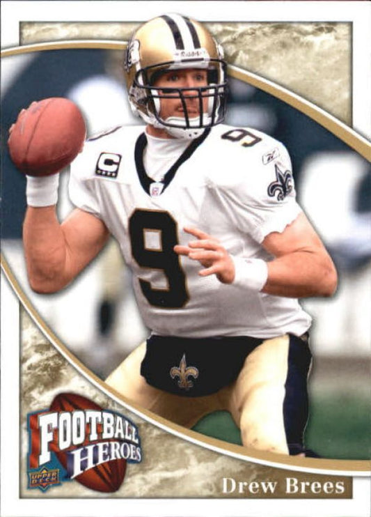 NFL 2009 Upper Deck Heroes - No 13 - Drew Brees