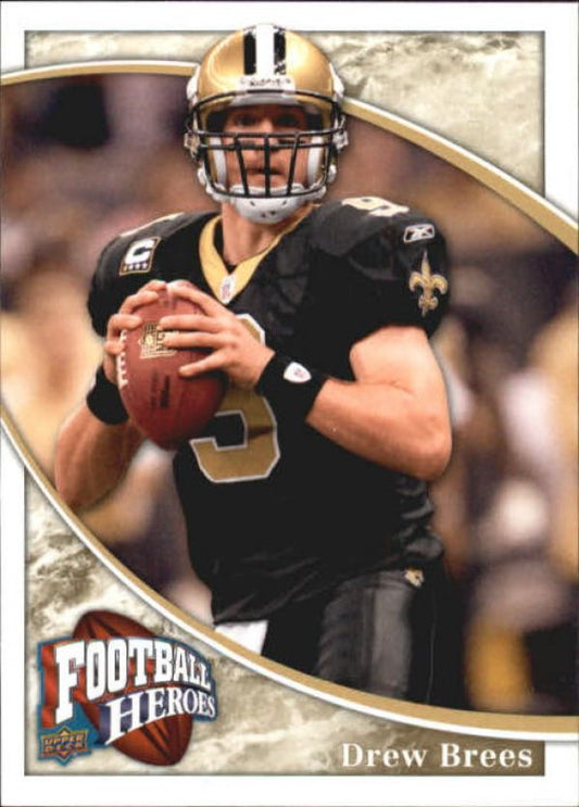 NFL 2009 Upper Deck Heroes - No 14 - Drew Brees