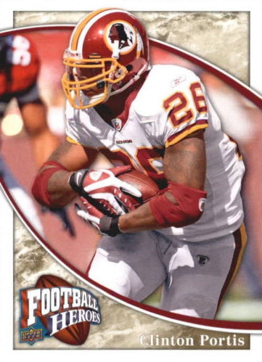 NFL 2009 Upper Deck Heroes - No 74 - Clinton Portis