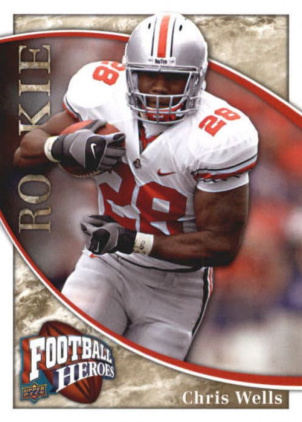 NFL 2009 Upper Deck Heroes - No 108 - Chris Wells