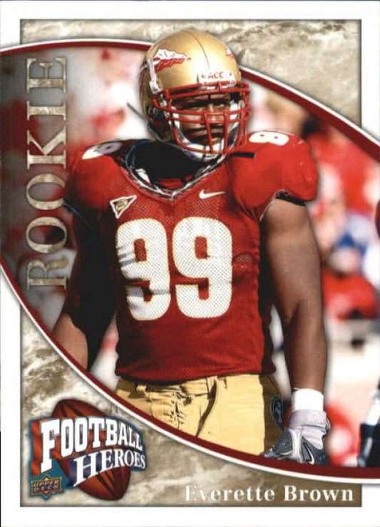 NFL 2009 Upper Deck Heroes - No 135 - Everette Brown