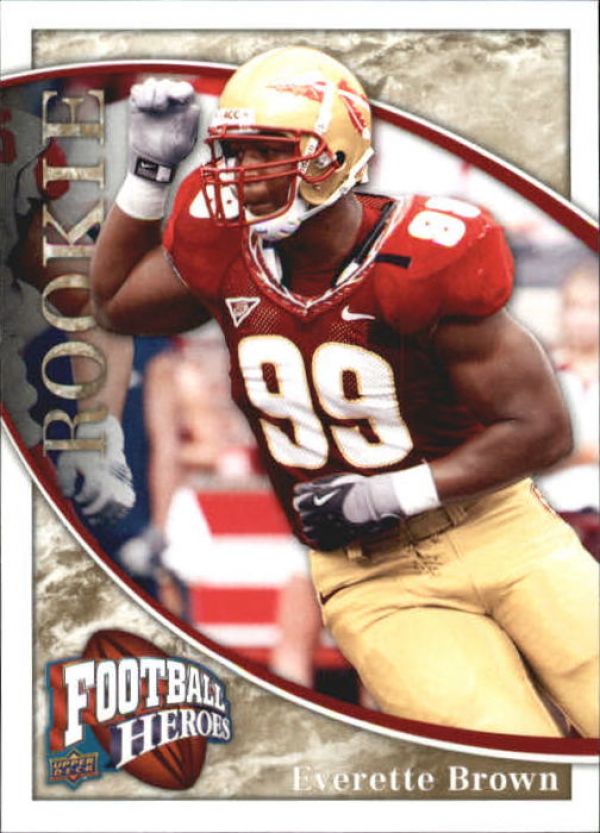 NFL 2009 Upper Deck Heroes - No 136 - Everette Brown