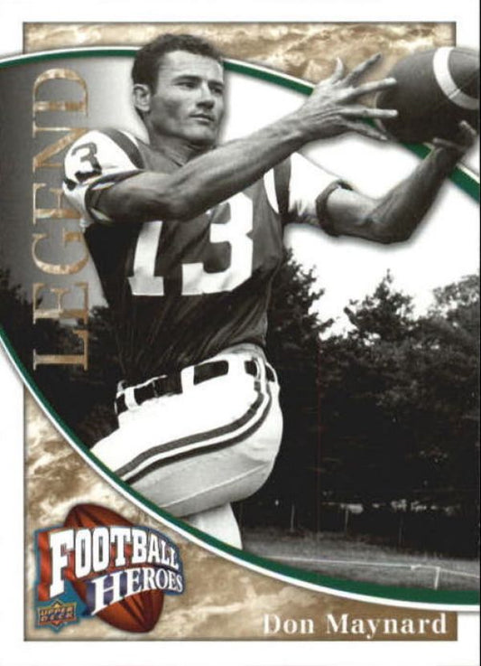 NFL 2009 Upper Deck Heroes - No 224 - Don Maynard