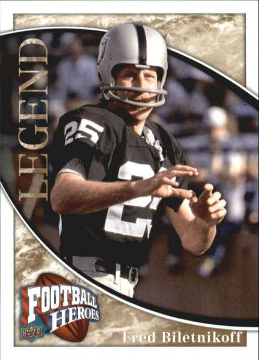 NFL 2009 Upper Deck Heroes - No 275 - Fred Biletnikoff