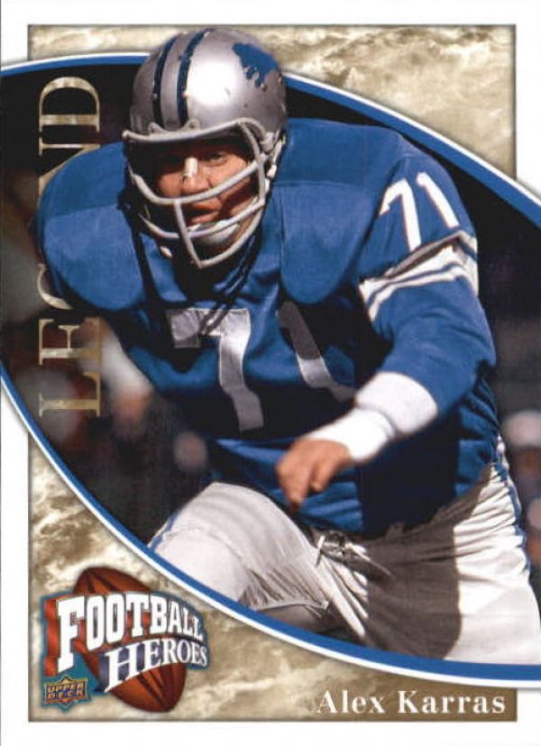 NFL 2009 Upper Deck Heroes - No 282 - Alex Karras