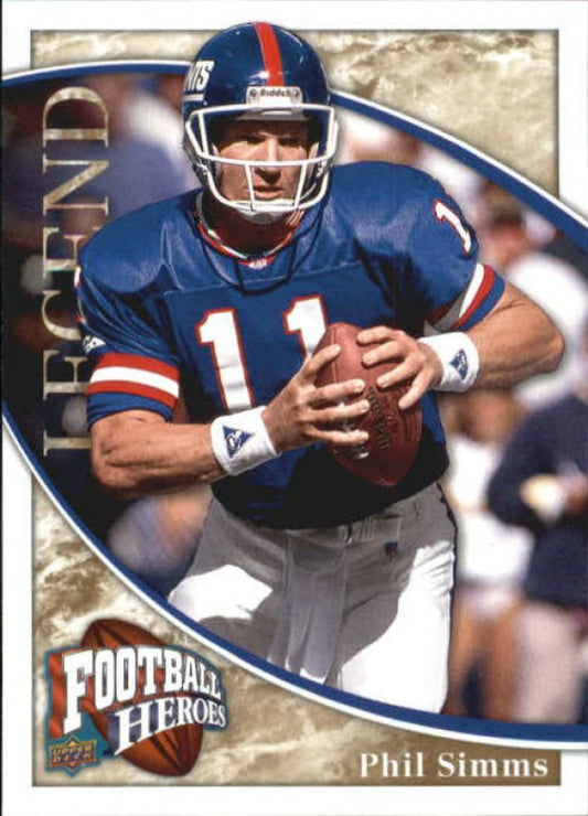 NFL 2009 Upper Deck Heroes - No 289 - Phil Simms