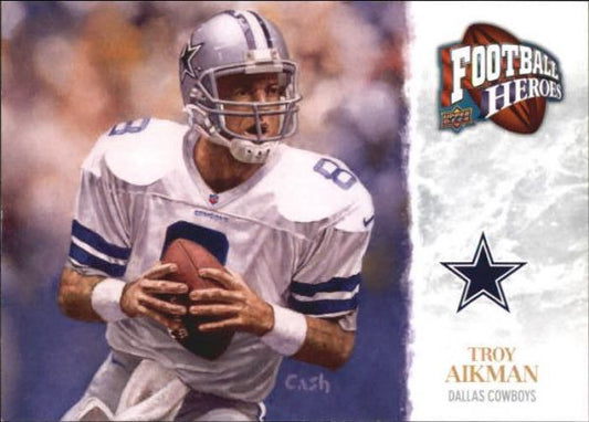 NFL 2009 Upper Deck Heroes - No 437 - Troy Aikman