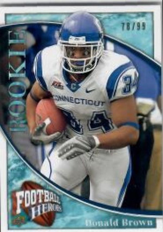 NFL 2009 Upper Deck Heroes - No 151 - Donald Brown