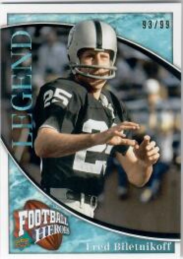 NFL 2009 Upper Deck Heroes Blue - No 275 - Fred Biletnikoff