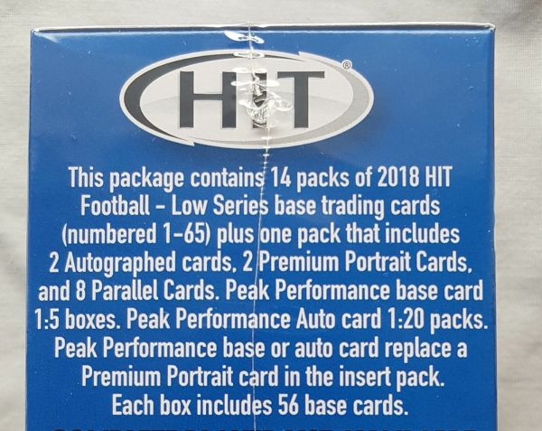 NFL 2018 Sage Hit Blaster Premier Draft Low Series