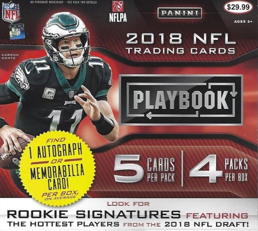 NFL 2018 Panini Playbook Mega Box