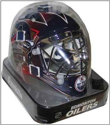 NHL Franklin Mini Goalie Maske - Edmonton Oilers