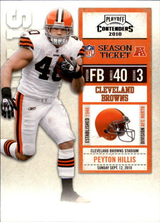 NFL 2010 Playoff Contenders - No 024 - Peyton Hillis