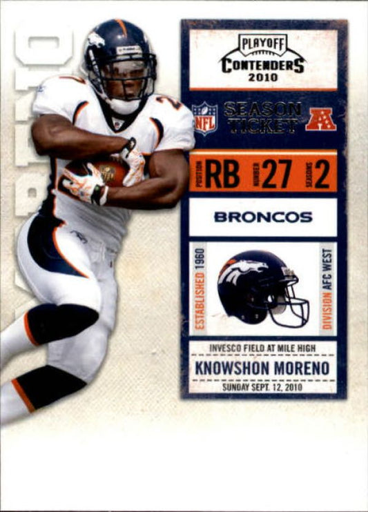 NFL 2010 Playoff Contenders - No 029 - Knowshon Moreno