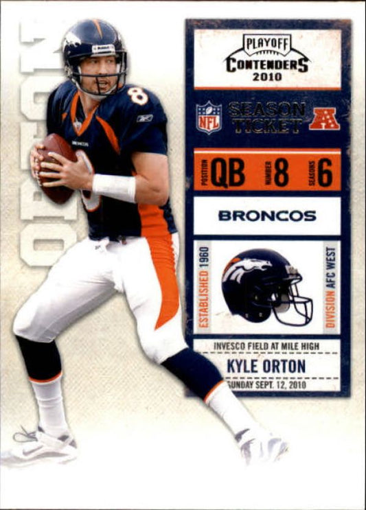 NFL 2010 Playoff Contenders - No 030 - Kyle Orton
