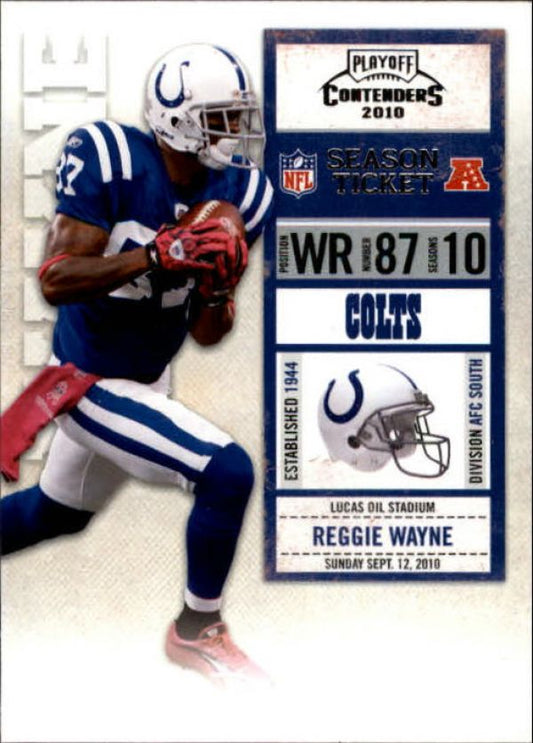 NFL 2010 Playoff Contenders - No 042 - Reggie Wayne