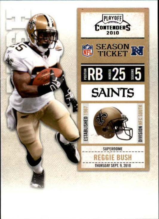 NFL 2010 Playoff Contenders - No 062 - Reggie Bush