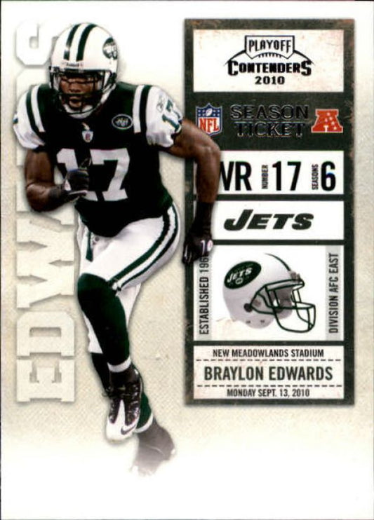 NFL 2010 Playoff Contenders - No 066 - Braylon Edwards