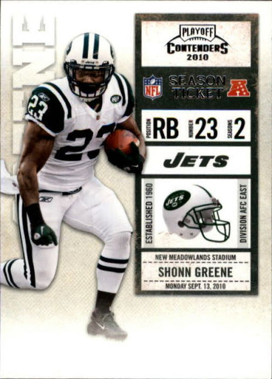NFL 2010 Playoff Contenders - No 068 - Shonn Greene