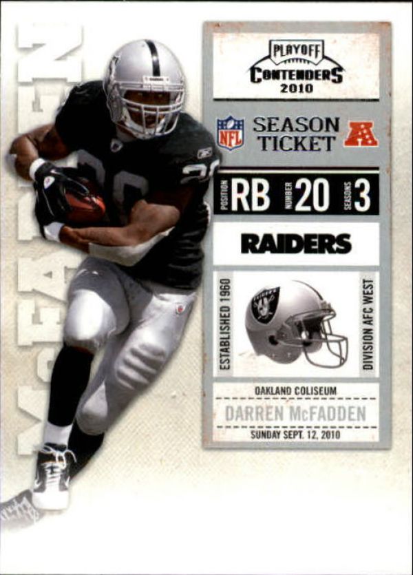 NFL 2010 Playoff Contenders - No 070 - Darren McFadden