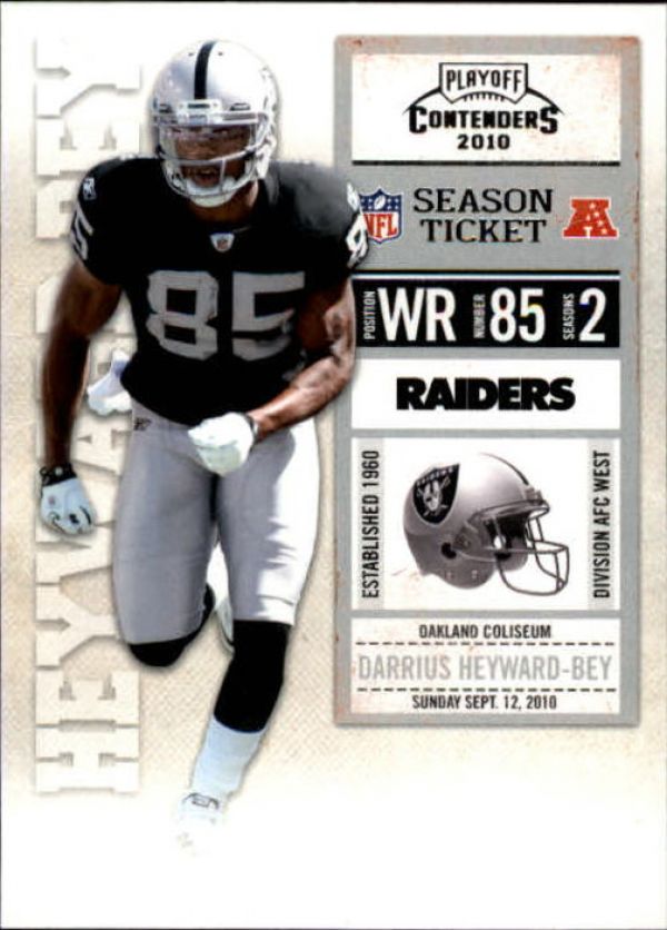 NFL 2010 Playoff Contenders - No 071 - Darrius Heyward-Bey