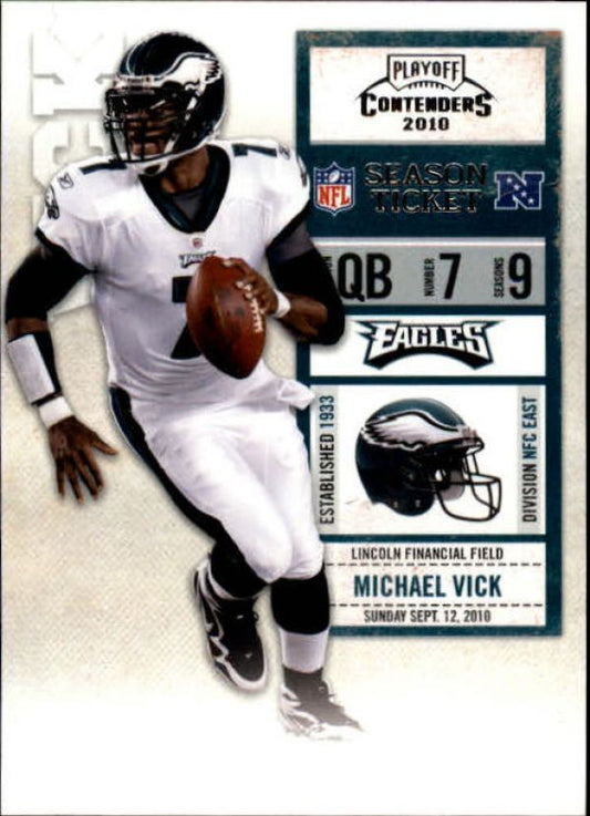 NFL 2010 Playoff Contenders - No 075 - Michael Vick