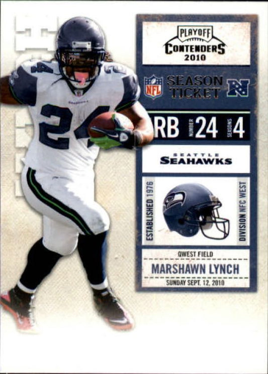 NFL 2010 Playoff Contenders - No 087 - Marshawn Lynch