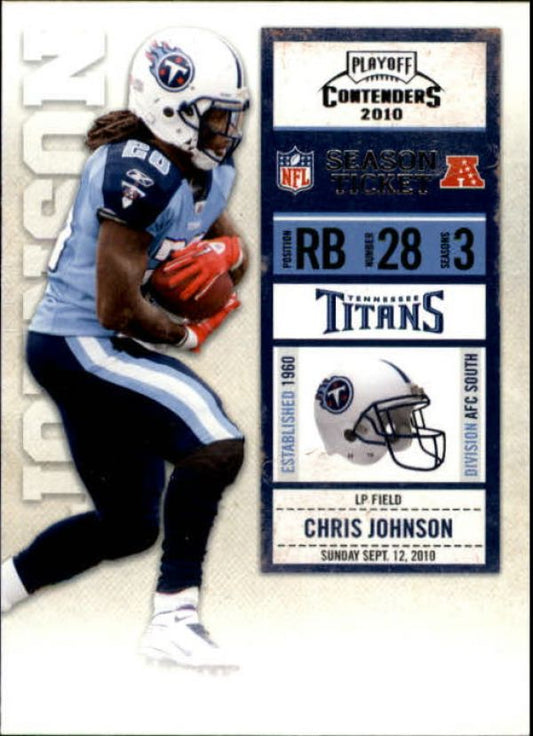 NFL 2010 Playoff Contenders - No 095 - Chris Johnson