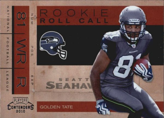 NFL 2010 Playoff Contenders Rookie Roll Call - No 11 - Golden Tate
