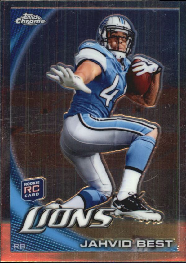 NFL 2010 Topps Chrome - No C3A - Jahvid Best