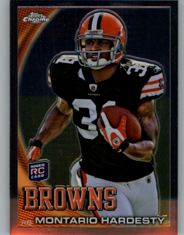 NFL 2010 Topps Chrome - No C168A - Montario Hardesty