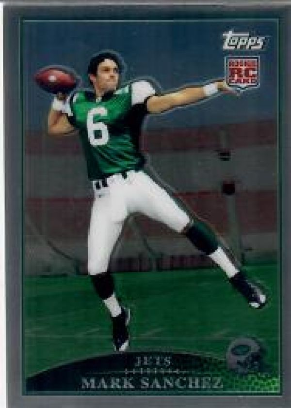 NFL 2010 Topps Chrome Anniversary Reprints - No 15 - Mark Sanchez