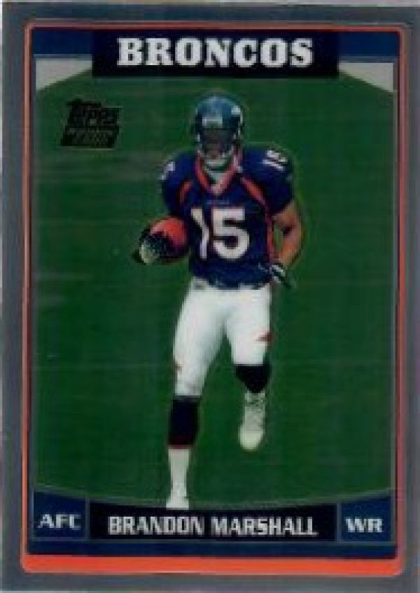 NFL 2010 Topps Chrome Anniversary Reprints - No 13 - Brandon Marshall