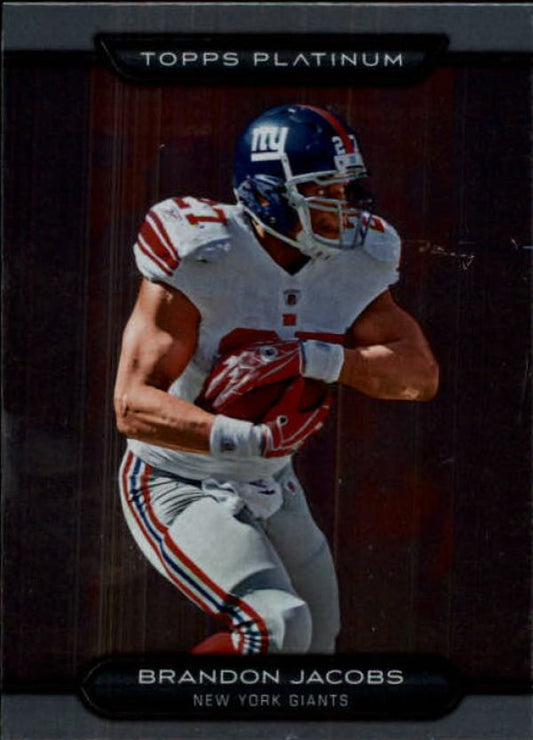 NFL 2010 Topps Platinum - No. 81 - Brandon Jacobs