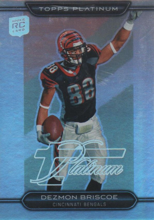 NFL 2010 Topps Platinum Rookie Platinum Refractors - No 65 - Dezmon Briscoe