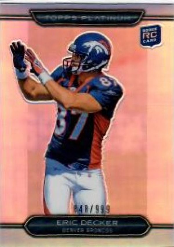 NFL 2010 Topps Platinum Rookie Refractors - No 151 - Eric Decker