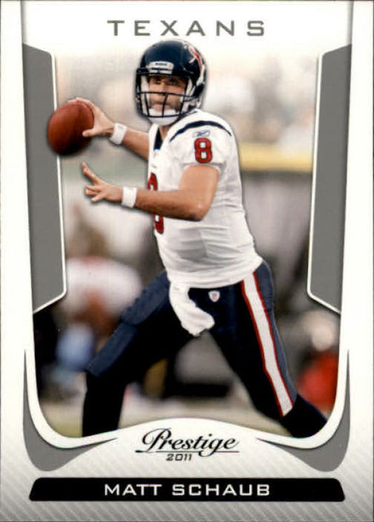 NFL 2011 Prestige - No. 82 - Matt Schaub