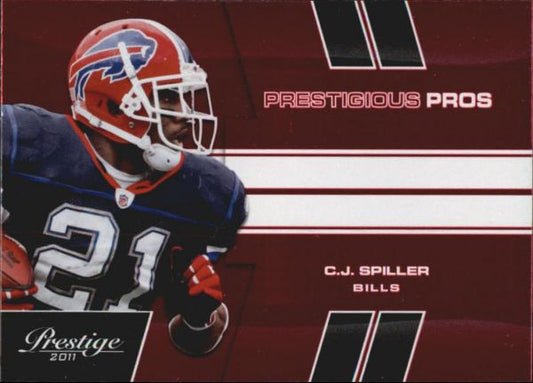 NFL 2011 Prestige Prestigious Pros Red - No 7 - C.J. Spiller