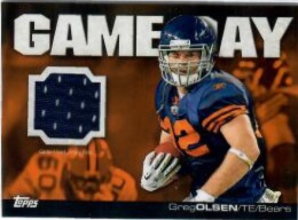 NFL 2011 Topps Game Day Relics - No GDR-GO - Greg Olsen