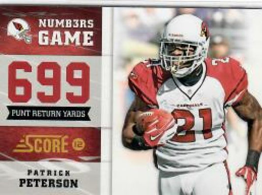 NFL 2012 Score Numbers Game - No 15 - Patrick Peterson