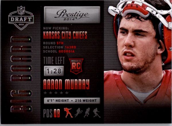 NFL 2014 Prestige Draft Big Board - No 16 - Aaron Murray