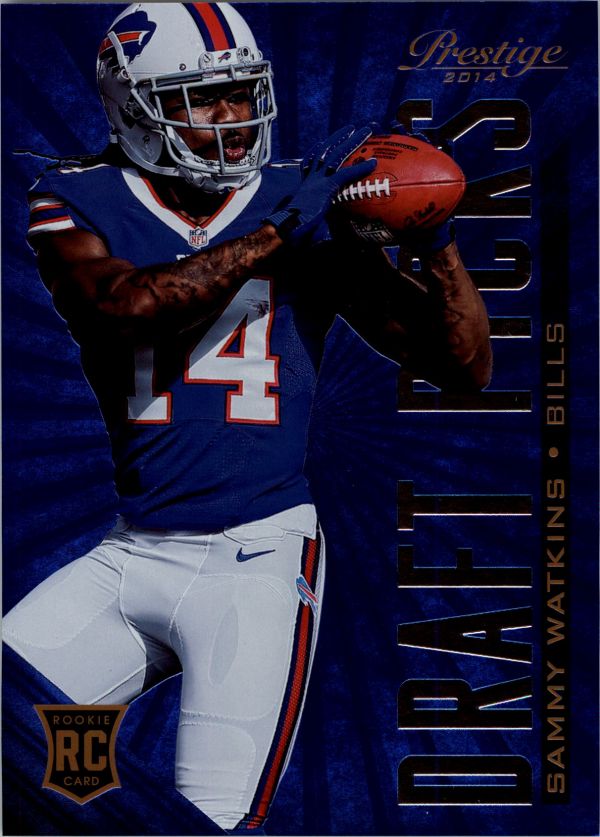 NFL 2014 Prestige Draft Picks Jumbo Blue - No 12 - Sammy Watkins