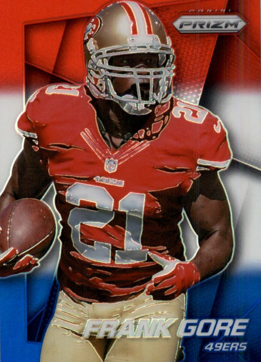 NFL 2014 Panini Prizm Prizms Red White and Blue Pulsar - No 32 - Frank Gore