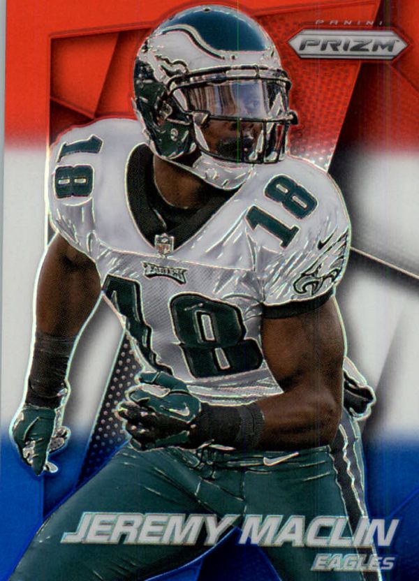 NFL 2014 Panini Prizm Prizms Red White and Blue Pulsar - No 60 - Jeremy Maclin