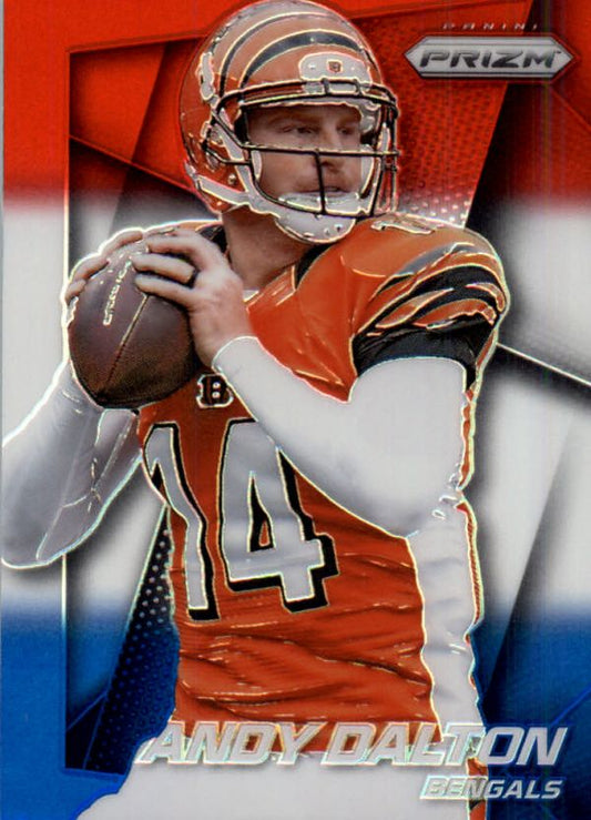 NFL 2014 Panini Prizm Prizms Red White and Blue Pulsar - No 70 - Andy Dalton